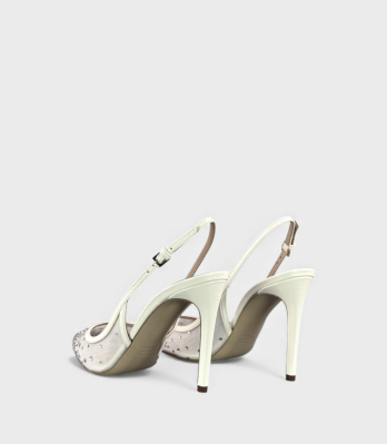 Жіночі туфлі Ninalilou бежеві зі стразами вид ззадуЖіночі туфлі Ninalilou бежеві зі стразами вид ззаду